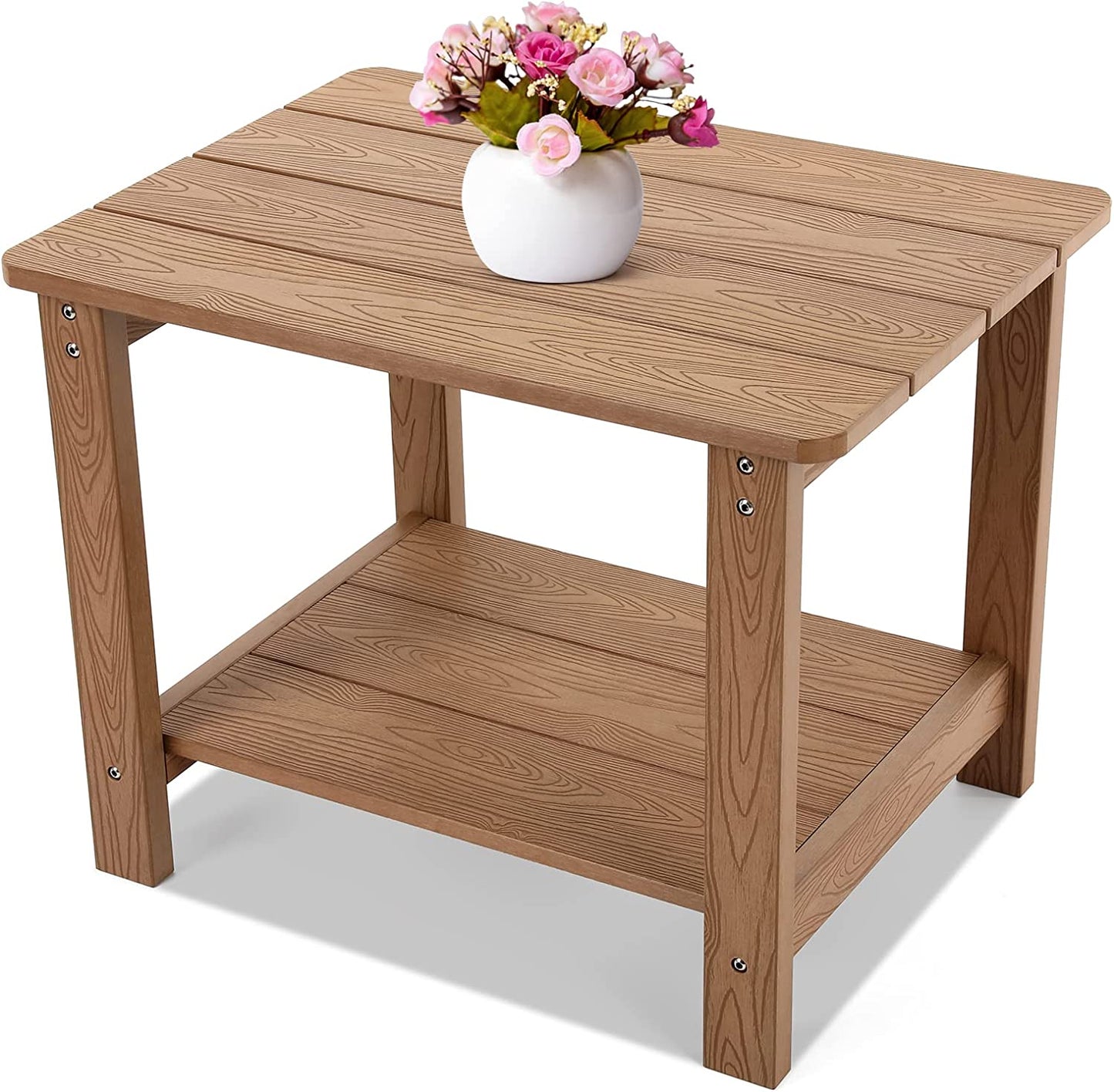 Outdoor Side Table for Backyard, Garden, Pool, Lawn, Porch