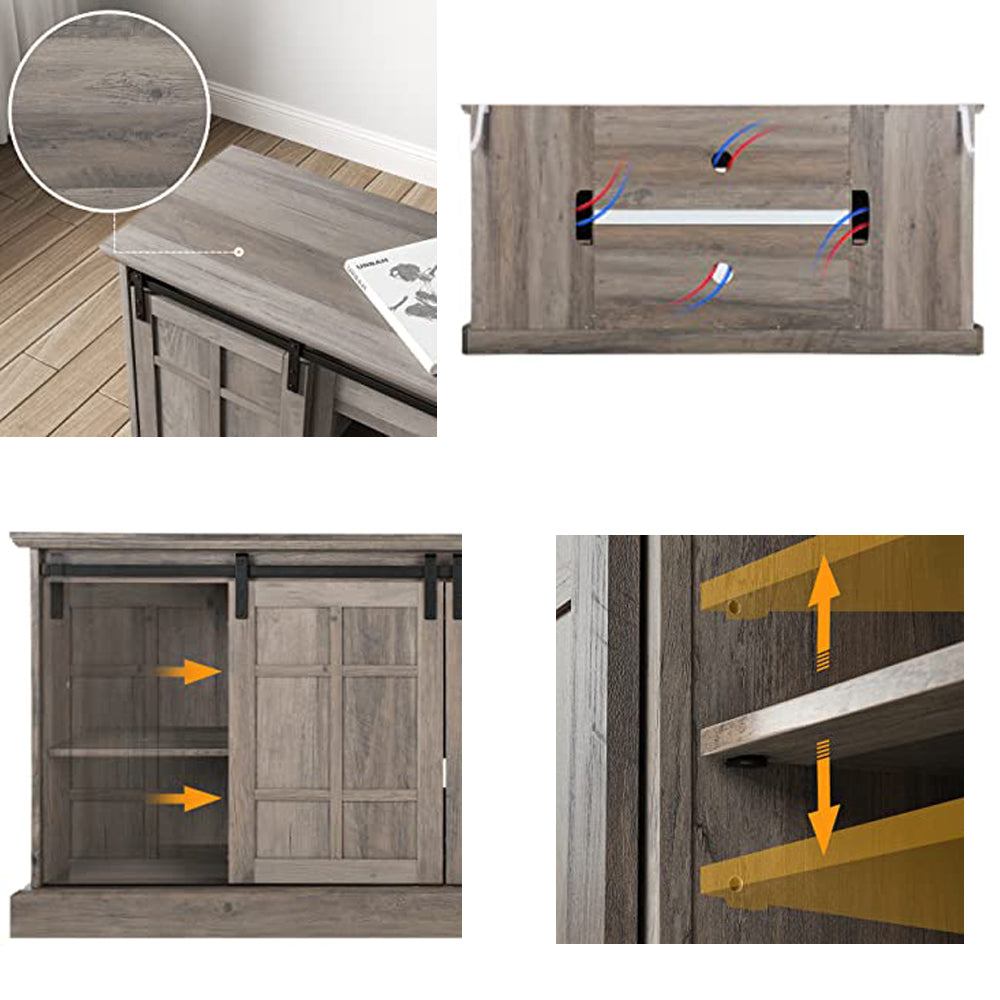 Farmhouse TV Stand for Living Room