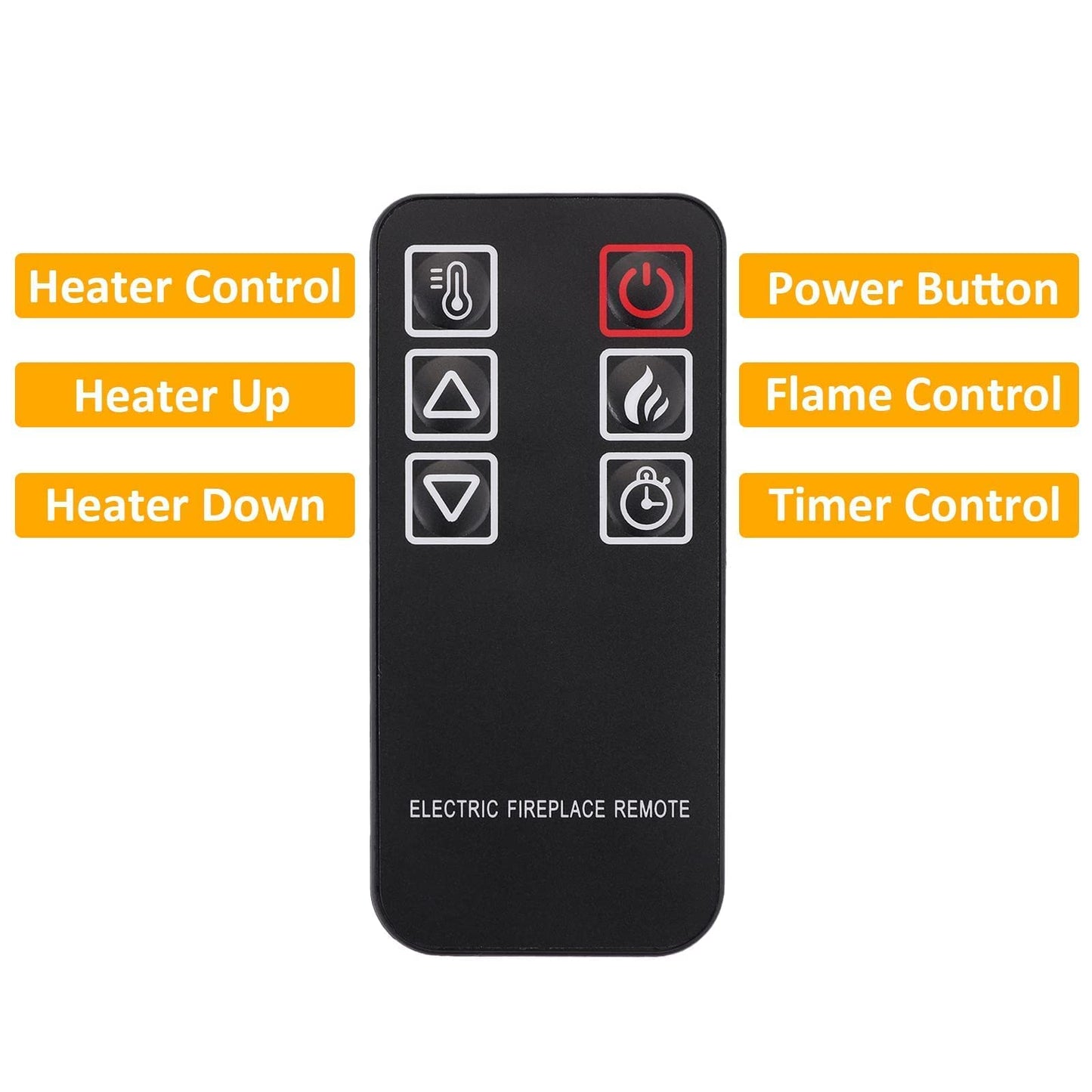 Farmhouse Fireplace TV Stand with 23" Electric Fireplace for 65 inch TV