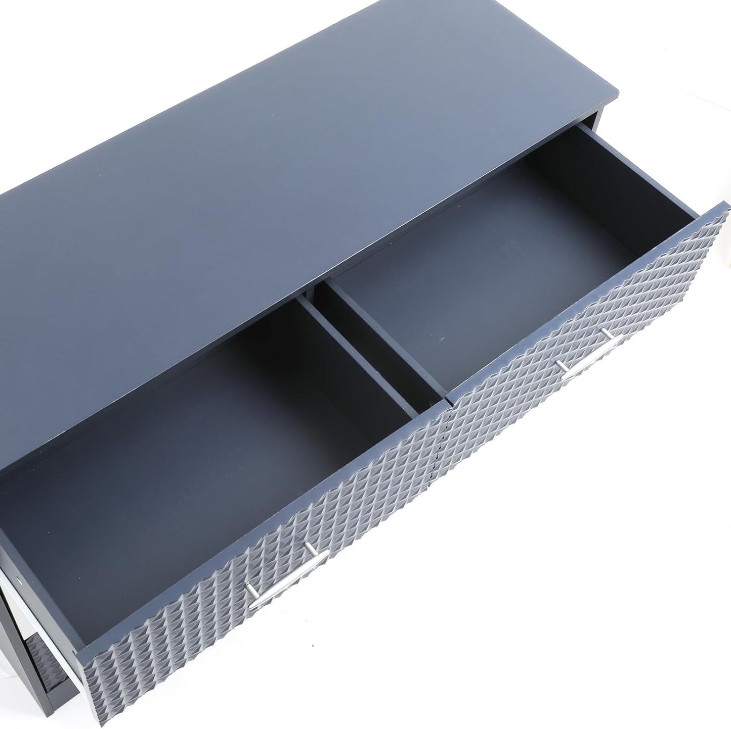 6 Drawer Dresser,Modern Chest of Drawers for Bedroom, Large Drawers (White)