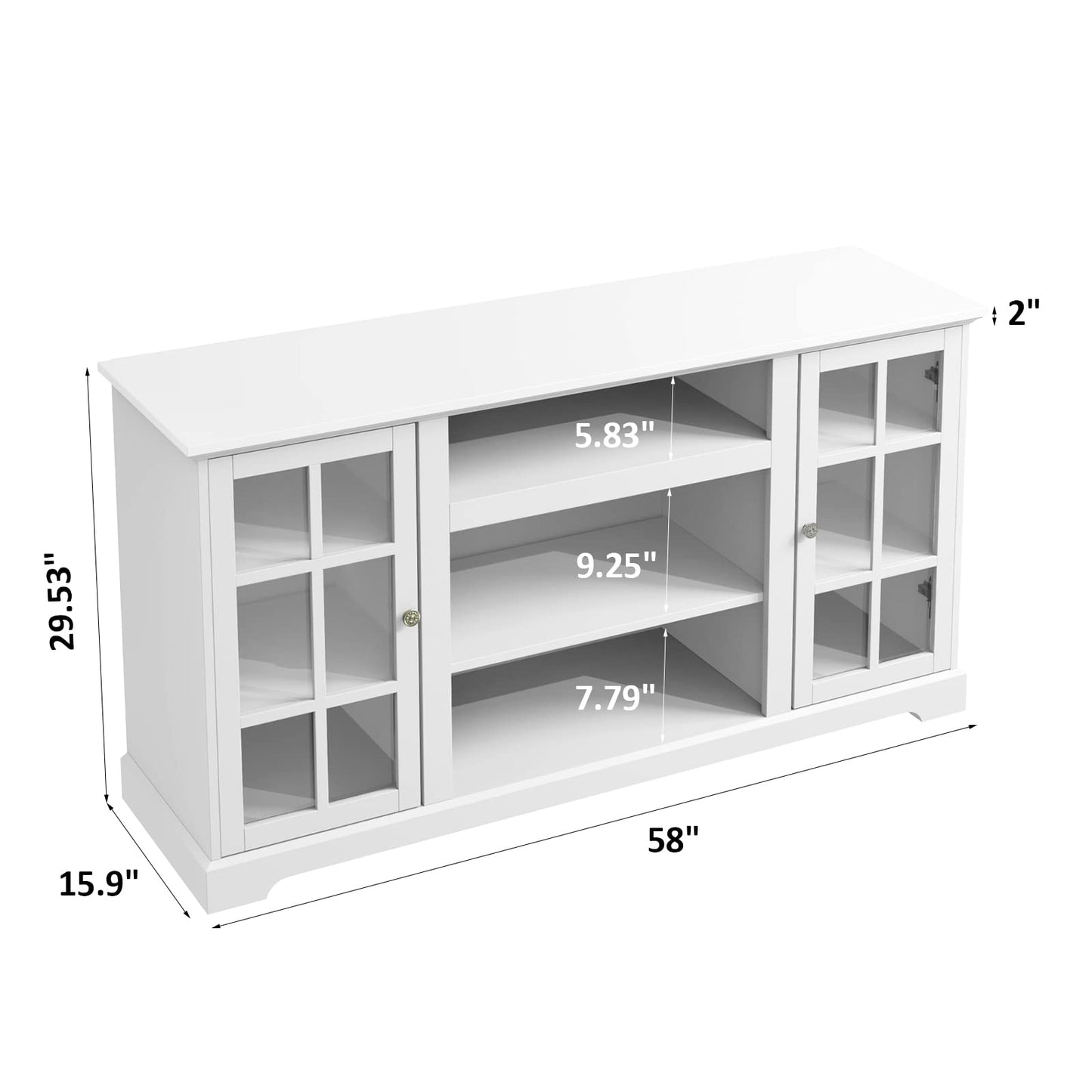 TV Stand, Entertainment Center for 65 inch TV