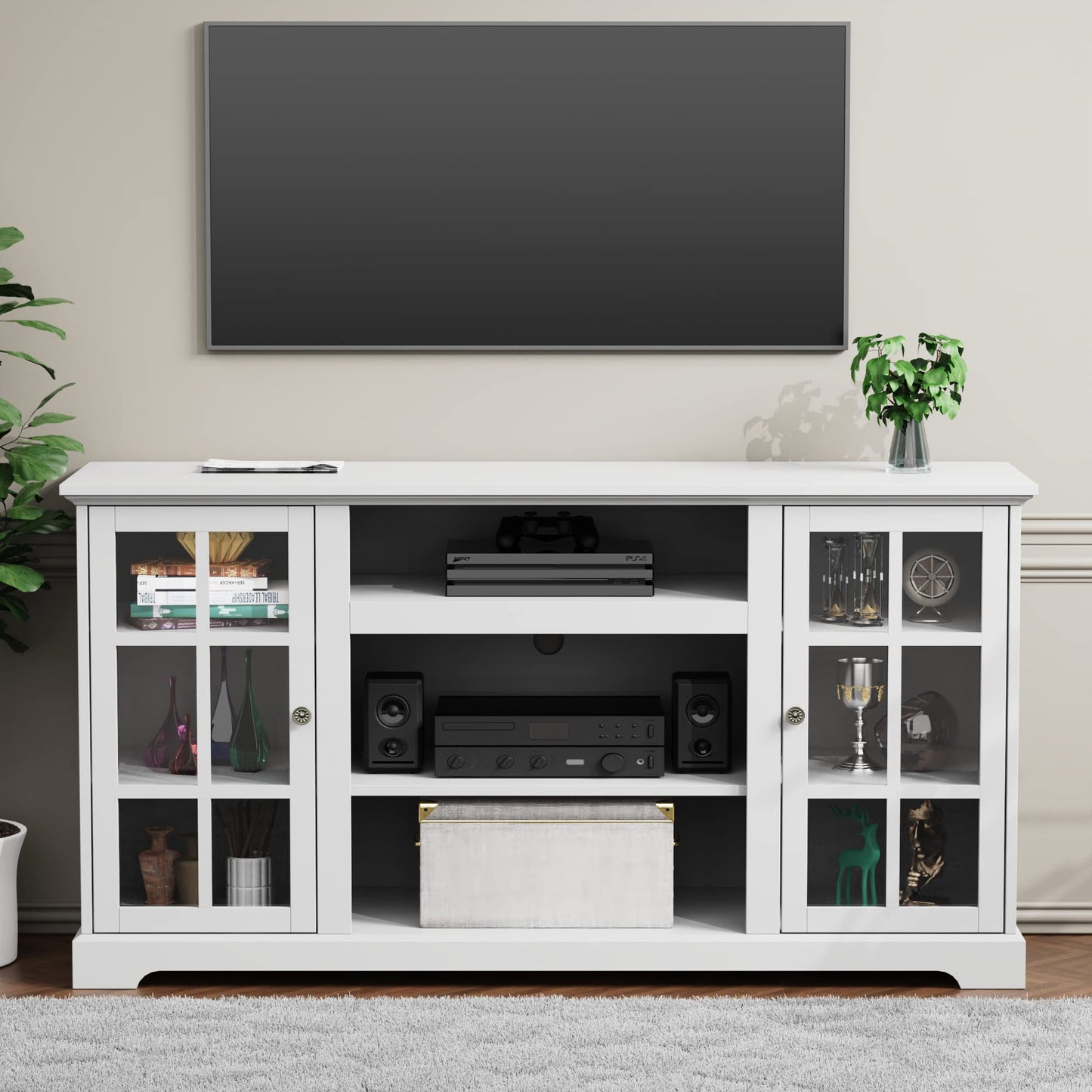 TV Stand, Entertainment Center for 65 inch TV