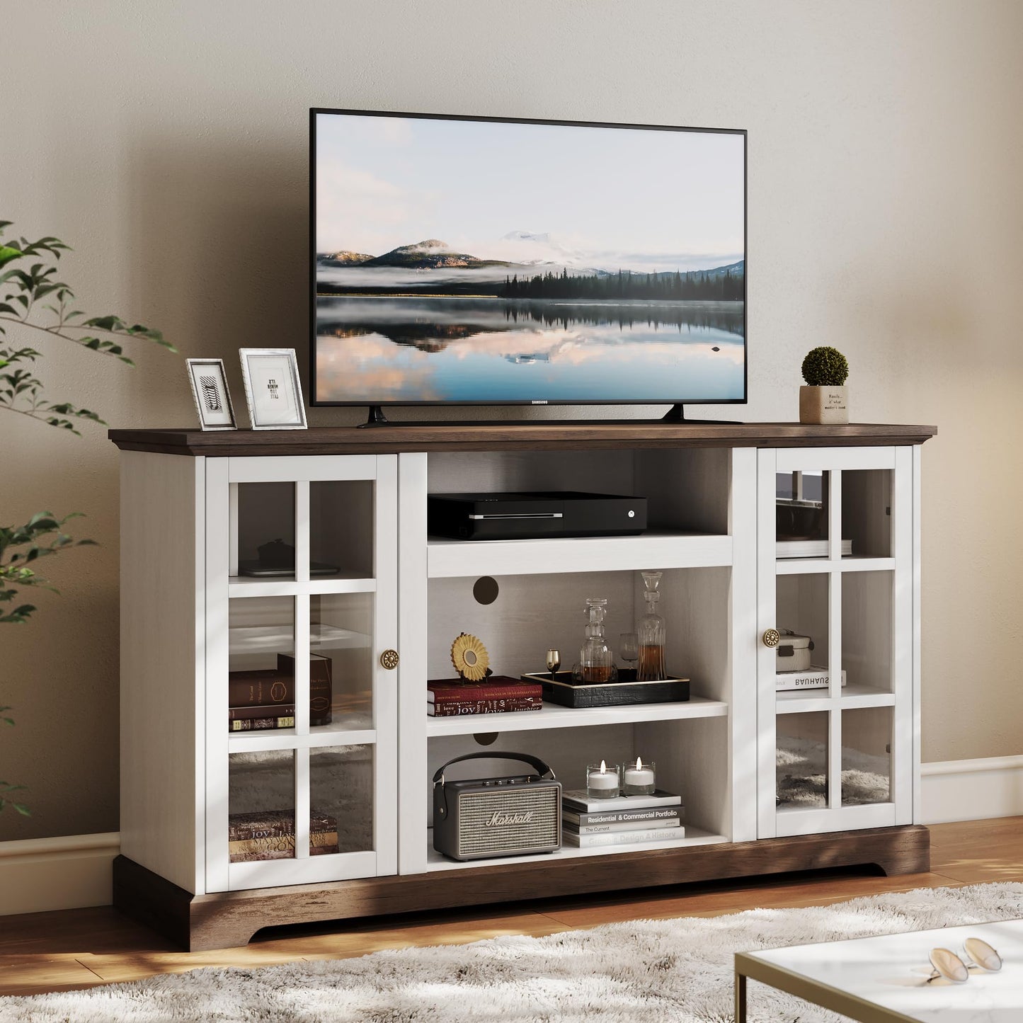 TV Stand, Entertainment Center for 65 inch TV