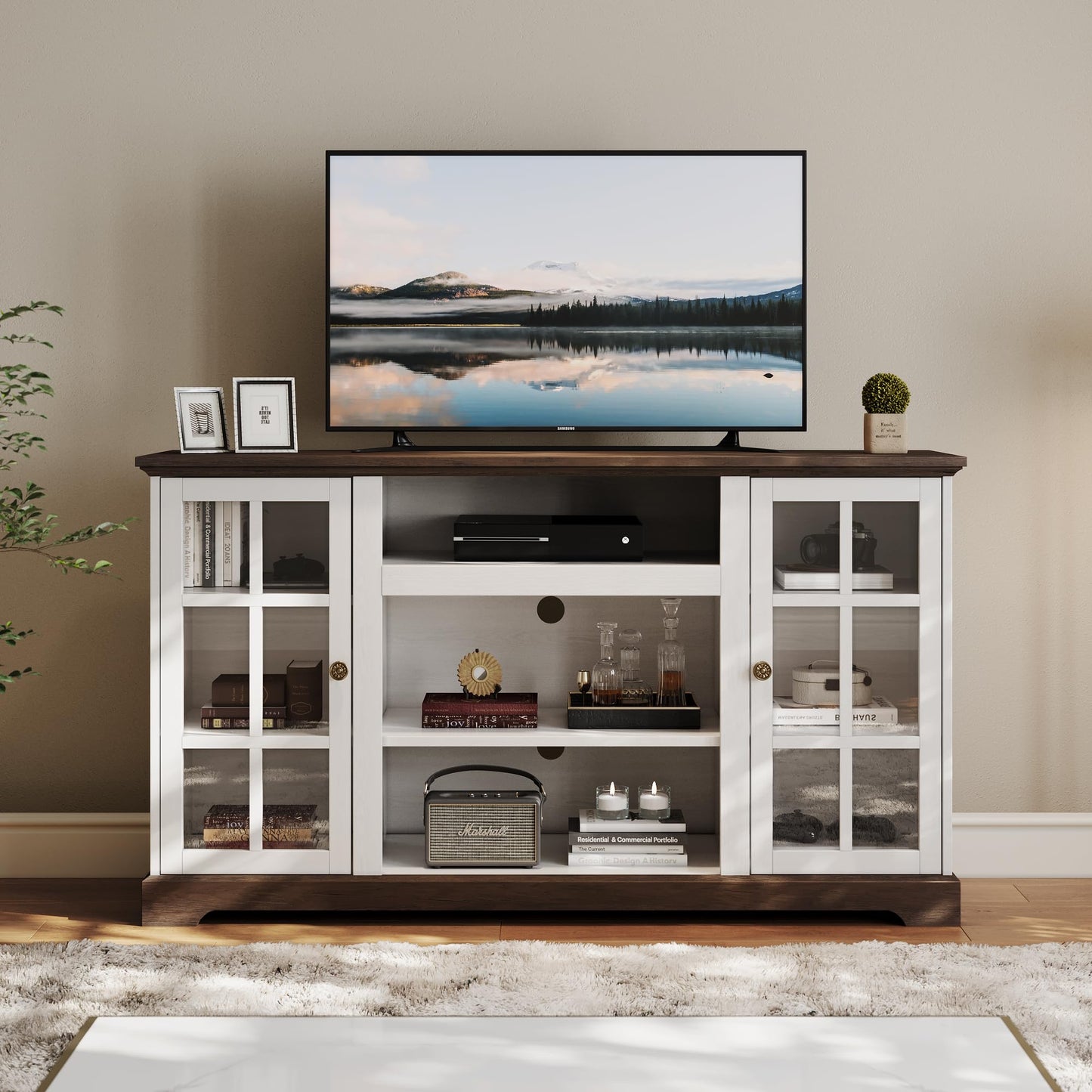 TV Stand, Entertainment Center for 65 inch TV