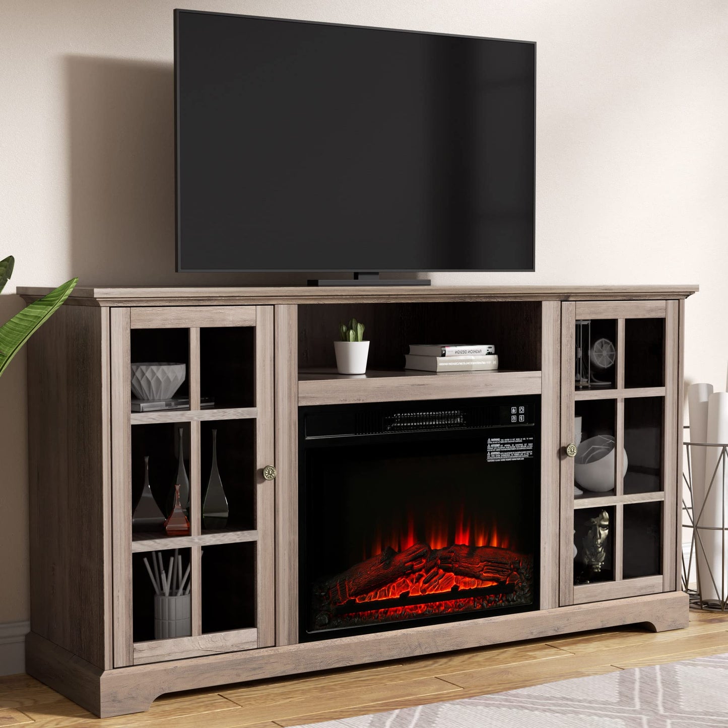 TV Stand, Entertainment Center for 65 inch TV