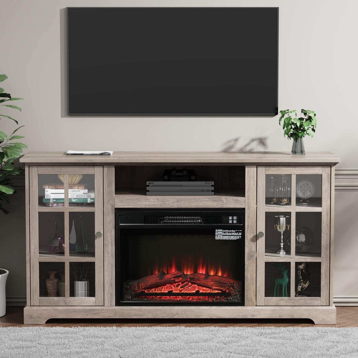 TV Stand, Entertainment Center for 65 inch TV