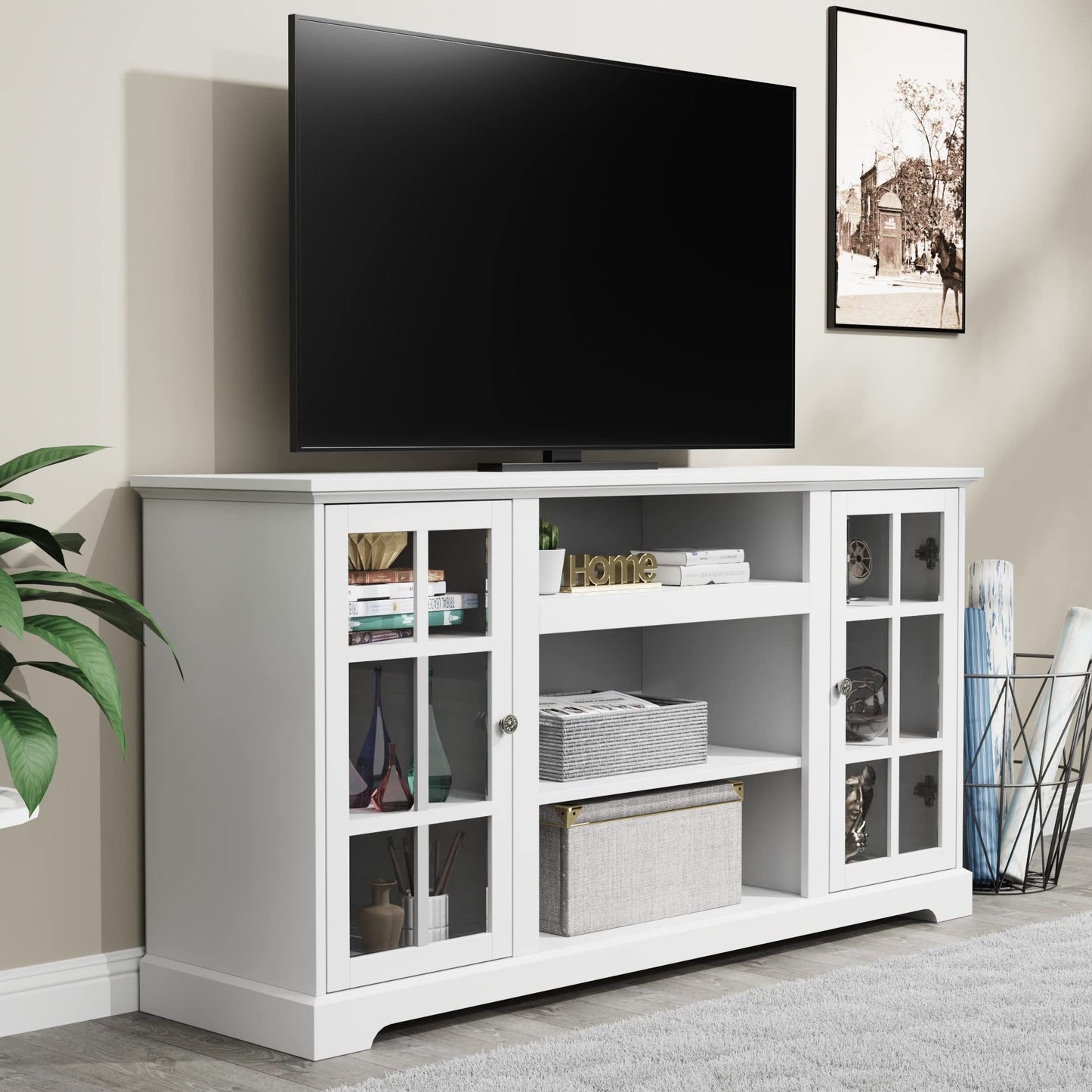 TV Stand, Entertainment Center for 65 inch TV
