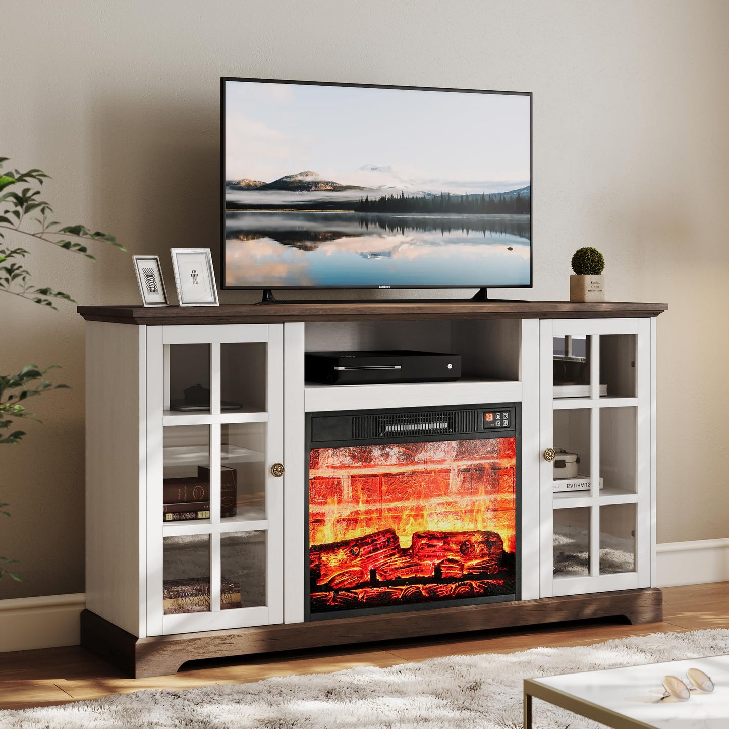 TV Stand, Entertainment Center for 65 inch TV