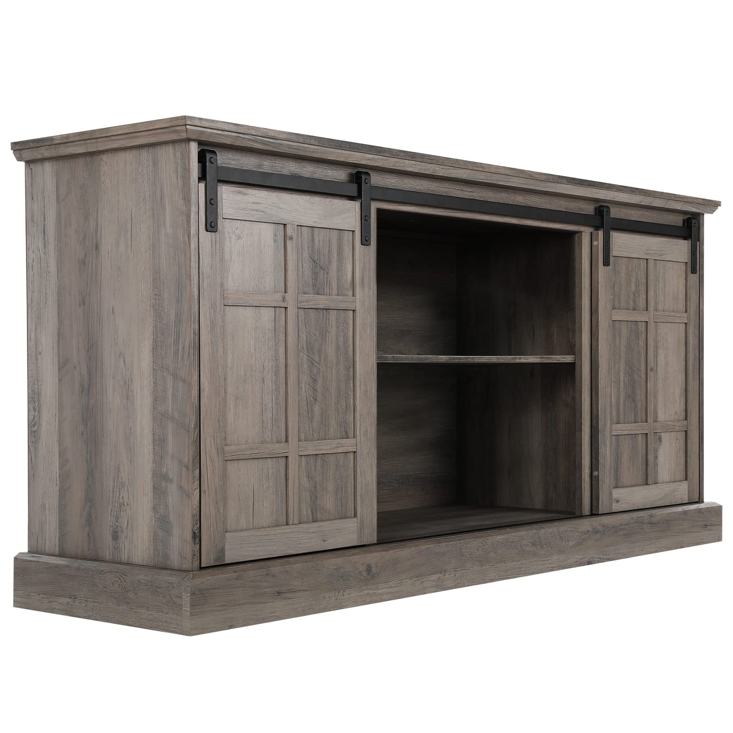 Entertainment Center, Farmhouse TV Stand for 65 inch TV