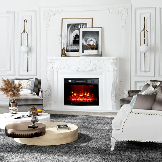 23" Electric Fireplace, Electric Insert Heater